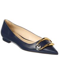 Alexandre Birman - Harper Leather Flat - Lyst