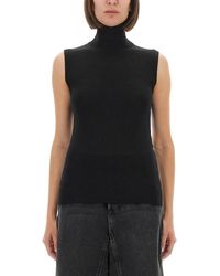 Sportmax - Solid Turtle Neck Top - Lyst