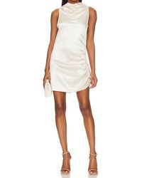 NonChalant Label - Everett Ruched Dress - Lyst