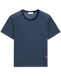 Ami Paris - Ami De Coeur Striped T-Shirt - Lyst