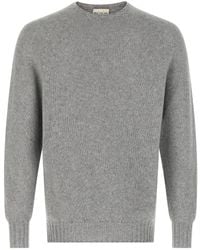 Ma'ry'ya - Cashmere Blend Wool Sweater With Ribbed Details - Lyst