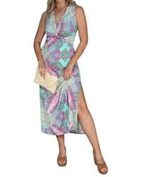 Veronica M - Twist Sleeveless Maxi Dress - Lyst