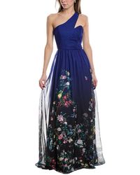 Marchesa - One-shoulder Asymmetrical Gown - Lyst