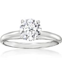 Ross-Simons - Lab-Grown Diamond Solitaire Ring - Lyst