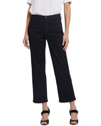 NYDJ - Bailey Black Straight Leg Jean - Lyst