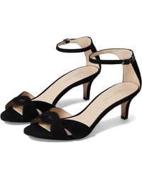 Pelle Moda - Bekim Sandal Suede Ankle Strap Kitten Heel Rhs3858 - Lyst