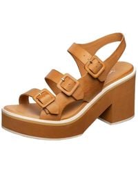 Antelope - I19 Ingrid Leather Buckle Sandals - Lyst