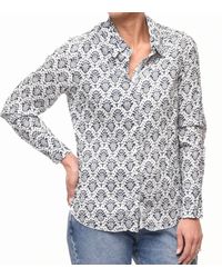 Tulip Clothing - Gretchen Button Down Blouse - Lyst