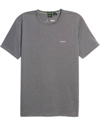 BOSS - Men Leisure Jersey Short Raglan Sleeve Crew Neck Tariq T-shirt - Lyst