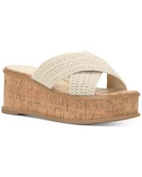Jessica Simpson - Ediza Crochet Platform Sandals - Lyst