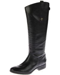 Sam Edelman - Penny Leather Knee High Riding Boots - Lyst