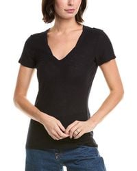 James Perse - Casual Reversed Binding T-Shirt - Lyst