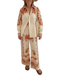 AMINA GLAM - 2Pc Blouse & Pant Set - Lyst