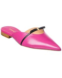 Ferragamo - Bow Mini Leather Mule - Lyst