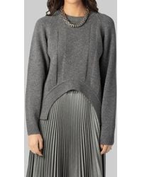 Plan C - Long Sleeve Crewneck Sweater - Lyst