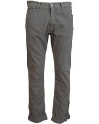 Acht - Regular Denim Jeans With Logo Details - Lyst