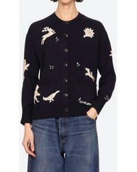 Sea - Mika Long Sleeve Cardigan - Lyst