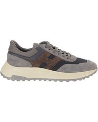 Hogan - Layered Panel Design Sneakers With Memory Foam Insole - Lyst