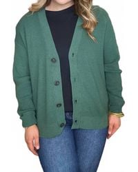 Zenana - V-Neck Button Cardigan - Lyst
