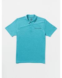 Volcom - Hodad Polo Short Sleeve Shirt - Barrier Reef - Lyst