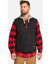 Timberland - Pro Gritman Fleece-Lined Canvas Vest - Lyst