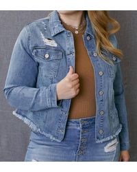 Kancan - Mona Denim Jacket - Lyst
