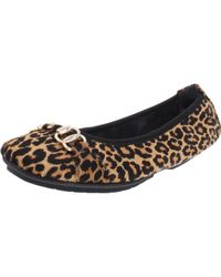 Me Too - Olympia 9 Leather Slip On Ballet Flats - Lyst