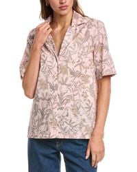 Officine Generale - Officine Generale New Christelle Floral Top - Lyst
