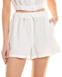 Onia - Air Linen-blend Elastic Drawstring Short - Lyst
