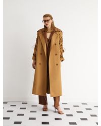 Nocturne - Double-breasted Trench Coat - Lyst