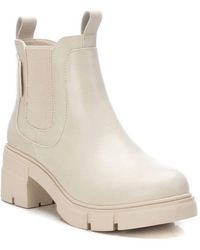 Xti - Ankle Leather Booties - Lyst