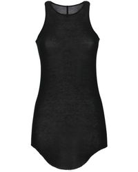 Rick Owens - Sleeveless Silk Blend Top - Lyst
