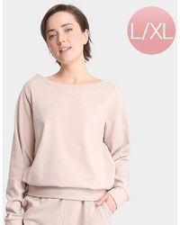 TRUEDAMES - Solid Boat Neck Loungewear Sweatshirts Top - Lyst