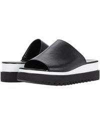 Gabor - 44.613 Sandals Leather Round Toe Slip-On Slide Ver938 - Lyst