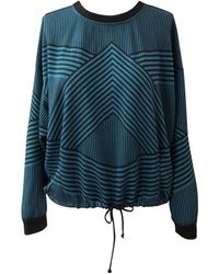 Eva Franco - Stripe Brit Wit Sweatshirt Top - Lyst