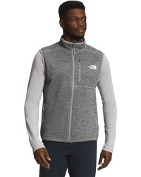 The North Face - Canyonlands Vest Heather Mock Neck Full Zip Sgn1662 - Lyst