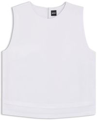 BOSS - Layered Top With Open Back - Lyst