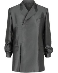 Ferragamo - Double Breasted Jacket - Lyst