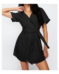 Nation Ltd - Nida Wrapped Button Up Dress - Lyst