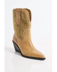 Free People - Pitchfork Point Shearling Boot - Lyst