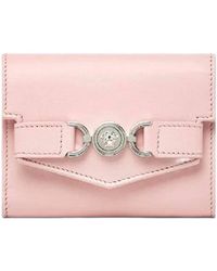 Versace - Medusa 95 Tri Fold Snap Wallet Card Holder - Lyst
