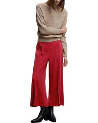 Mng - High Rise Stretch Palazzo Pants - Lyst