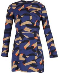 MSGM - Printed Mini Dress - Lyst
