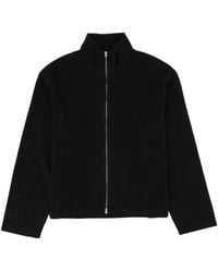 Our Legacy - Zip-Up Sweatshirt Shrunken Organic Cotton Sweatshirts - Lyst