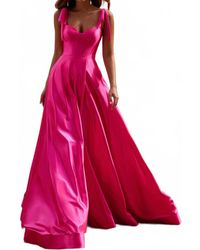 Sherri Hill - Slinky Stretch A-Line Gown - Lyst