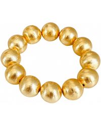 Gaby & Grace - Candace Large Beaded Bracelet - Lyst