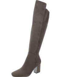 DKNY - Cilli Faux Suede Over-the-knee Boots - Lyst