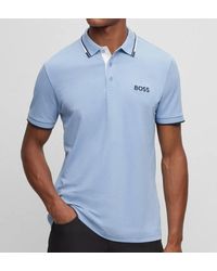 BOSS - Light Stretch Cotton Paddy Pro Short Sleeve Polo T-shirt - Lyst