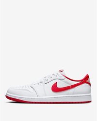 Nike - Air Jordan 1 Retro Low Og White/university Red-white Cz0790-161 - Lyst