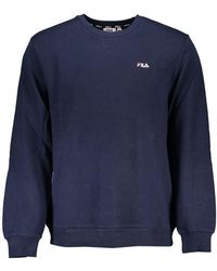 Fila - Classic Crew Neck Embroide Sweater - Lyst